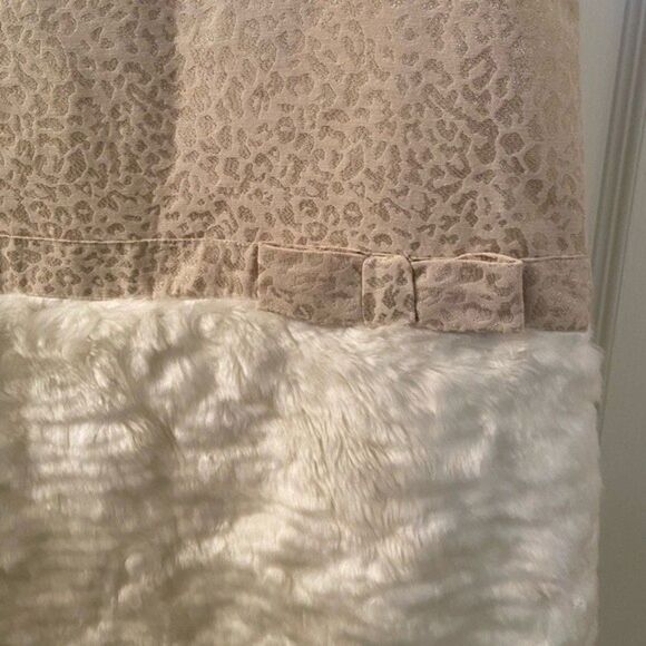 Janie and Jack x Rachel Zoe Cheetah Faux Fur Metallic Dress Girls Size 10 NWT - Picture 4 of 9